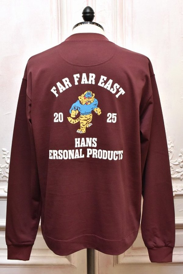 画像3: HANS　" Long Sleeve Tee - mathematics exclusive "　col.Bordeaux
