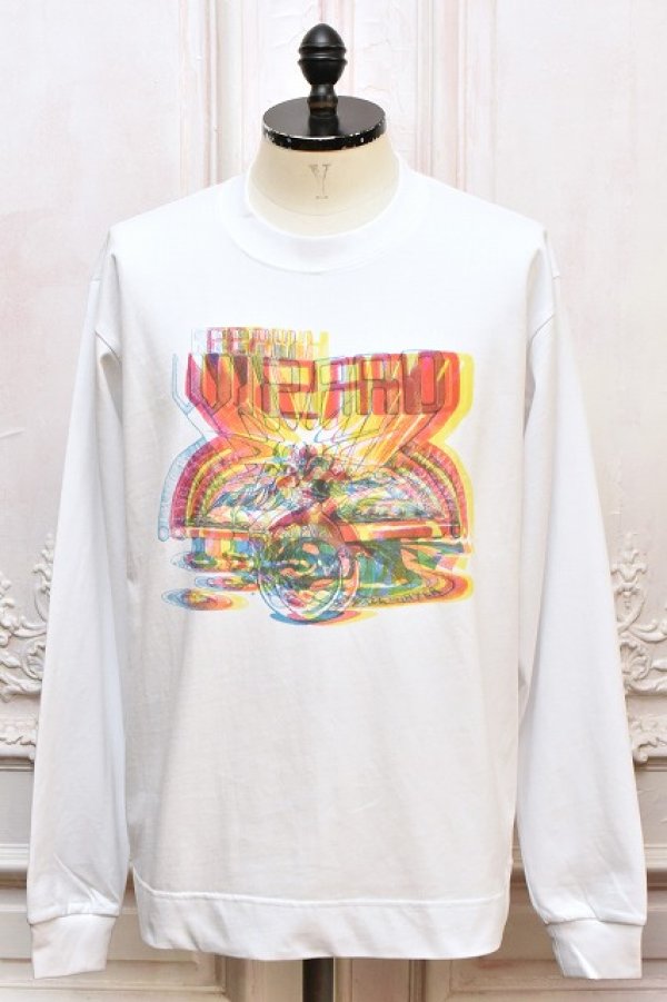 画像1: HANS　" Long Sleeve Tee - mathematics exclusive "　col.White