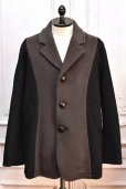 画像1: m's braque　" S4B Half Coat "　col.Charcoal / Black (1)