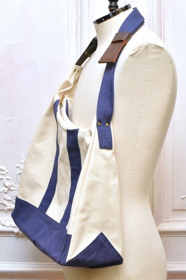 画像3: KHOKI " 3D cutting messenger bag " col.Blue