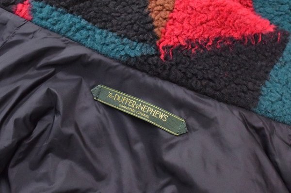 画像5: The DUFFER N NEPHEWS　" JACQUARD BOA VEST "　col.Multi