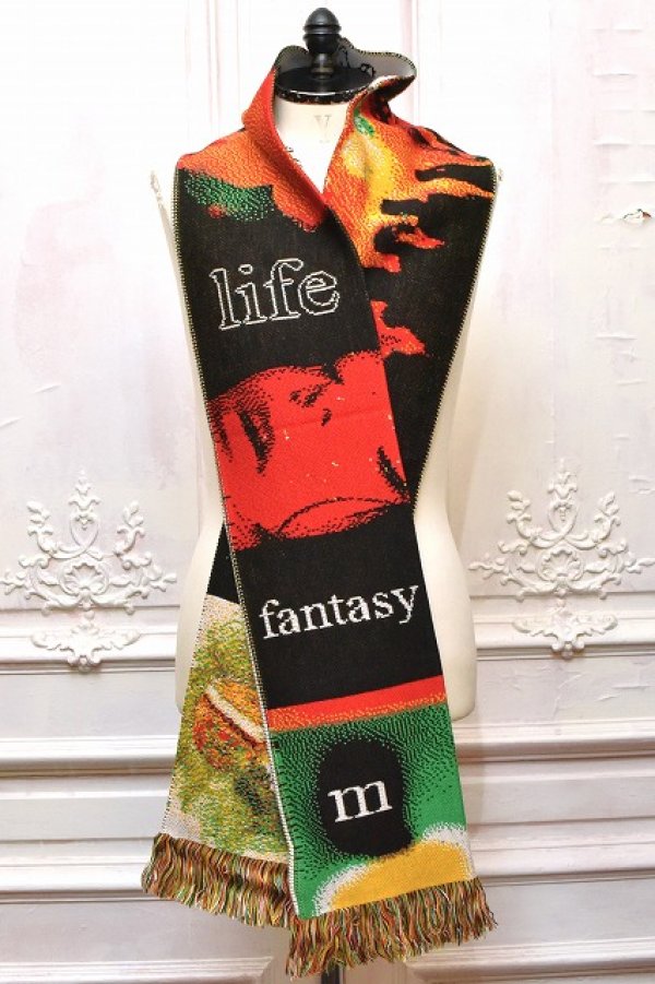 画像1: MONTMARTRE NEW YORK　" Shirokuma san Scarf "　col.Multi