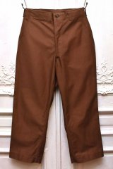 TUKI　" field trousers 2 "　col.chocolate (55)