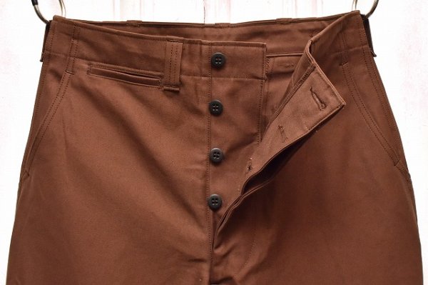 画像2: TUKI　" field trousers 2 "　col.chocolate (55)