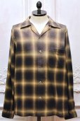 画像1: T.T　" OPEN COLLAR SHIRT "　col.Bleached Beige Plaid (1)