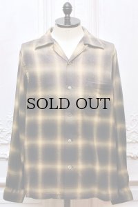 T.T　" OPEN COLLAR SHIRT "　col.Bleached Beige Plaid