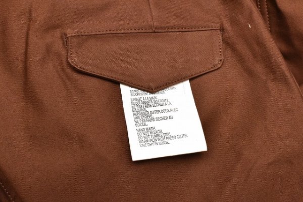 画像6: TUKI　" field trousers 2 "　col.chocolate (55)