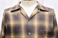 画像2: T.T　" OPEN COLLAR SHIRT "　col.Bleached Beige Plaid (2)