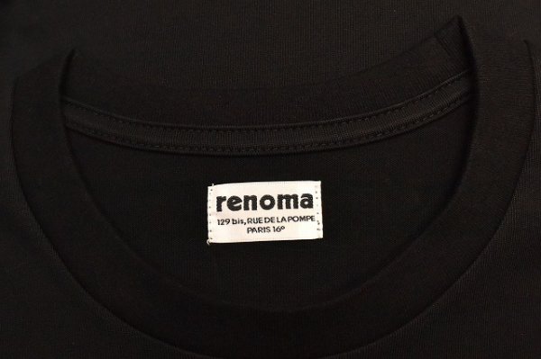 画像4: renoma 　" Les Bains Douches -  ROYAL ORGANIC COTTON COMPACT JERSEY "　col.Black