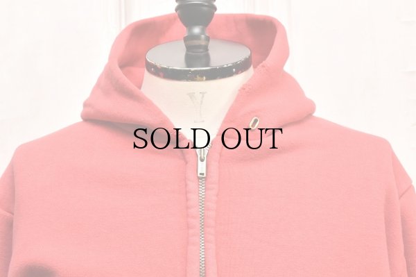 画像2: A.PRESSE　" Vintage Zip Sweat Hoodie "　col.Red