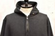 画像2: A.PRESSE　" Vintage Zip Sweat Hoodie "　col.Black (2)