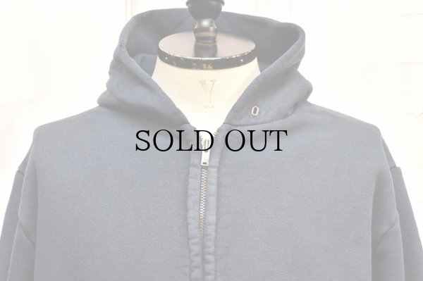 画像2: A.PRESSE　" Vintage Zip Sweat Hoodie "　col.Navy