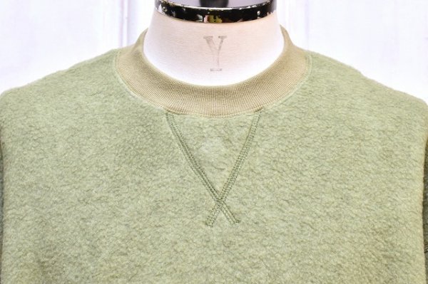 画像2: O- (0-CHO-RUI.LAB)　" FREE SWEATSHIRT "　col.Moss