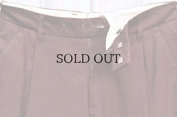 画像2: MAATEE＆SONS　" 俺のGUN-PAN Military Slacks - Rayon "　col.Brown