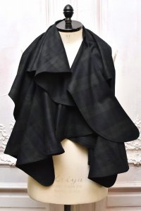 A MACHINE　" Scarf in imitation of Maurizio GALANTE-1993-vest "　col.Tartans(Black×Green)