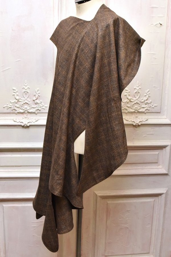 画像5: A MACHINE　" Scarf in imitation of Maurizio GALANTE-1993-vest "　col.Tartans(Brown)