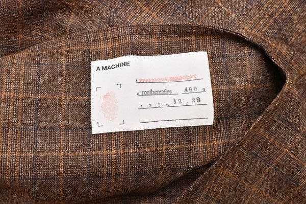 画像6: A MACHINE　" Scarf in imitation of Maurizio GALANTE-1993-vest "　col.Tartans(Brown)