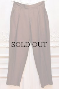 MAATEE＆SONS　" 俺のGUN-PAN Military Slacks - Rayon "　col.Brown