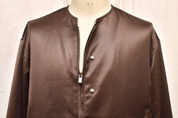 画像2: A MACHINE　" Coach Jacket in imitation of Laeters (Hamiet) "　col.Brown