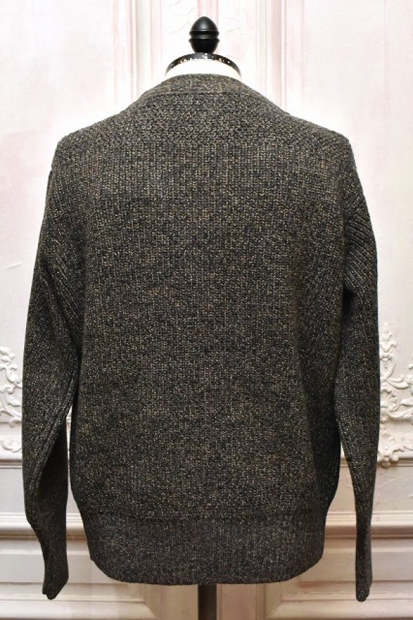 画像4: NICENESS　" B.BILLIE - Wool Chambray Mechanical Beach Sweater "　col.Gray