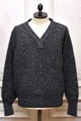 画像1: NICENESS　" B.BILLIE - Wool Chambray Mechanical Beach Sweater "　col.Navy (1)