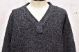 画像2: NICENESS　" B.BILLIE - Wool Chambray Mechanical Beach Sweater "　col.Navy (2)