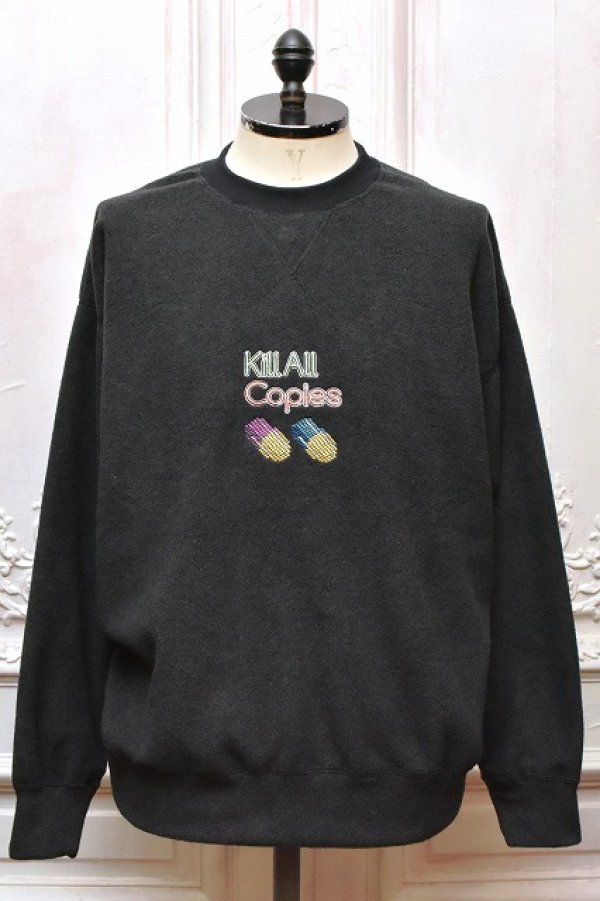 画像1: O- (0-CHO-RUI.LAB)　" FREE SWEATSHIRT - Capsule game "　col.Black