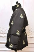 画像3: KYOU　" KATAHDIN - Original Embroidered Down Half Coat "　col.Black