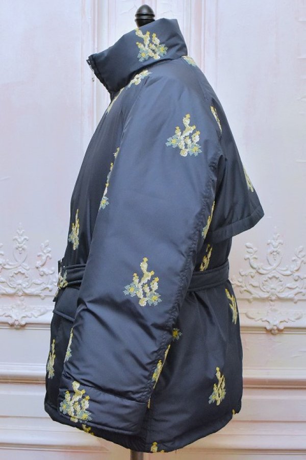 画像3: KYOU　" KATAHDIN - Original Embroidered Down Half Coat "　col.Navy