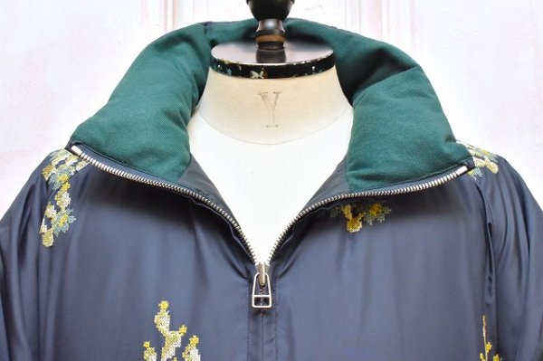 画像5: KYOU　" KATAHDIN - Original Embroidered Down Half Coat "　col.Navy