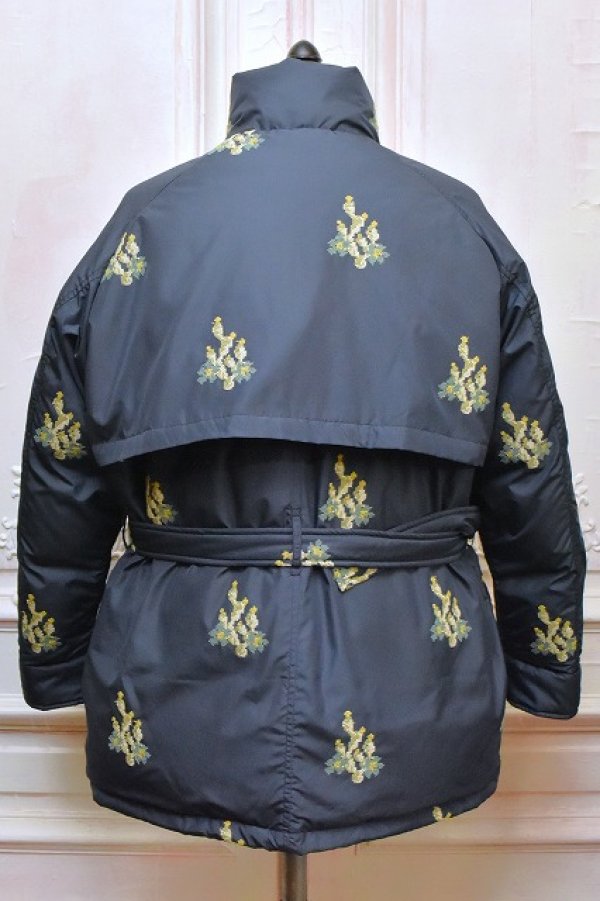 画像4: KYOU　" KATAHDIN - Original Embroidered Down Half Coat "　col.Navy