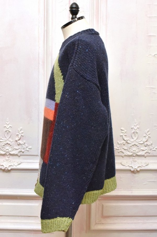 画像3: Survival of the Fashionest　" Rosalinde - Crew neck Sweater "　col.Navy