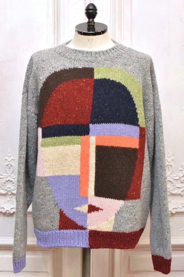 画像1: Survival of the Fashionest　" Rosalinde - Crew neck Sweater "　col.Light Grey