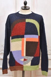 Survival of the Fashionest　" Rosalinde - Crew neck Sweater "　col.Navy