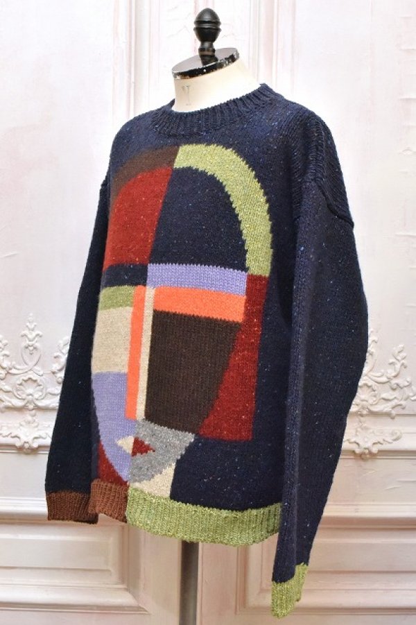画像2: Survival of the Fashionest　" Rosalinde - Crew neck Sweater "　col.Navy