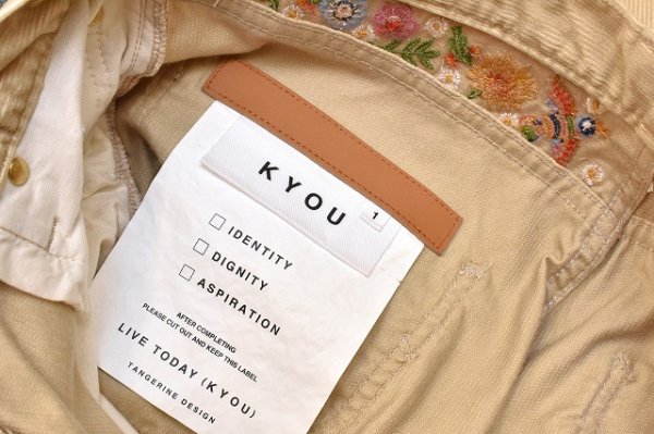 画像7: KYOU　" RIVER II - Sulfur Dyed Cords - mathematics exclusive "　col.Beige