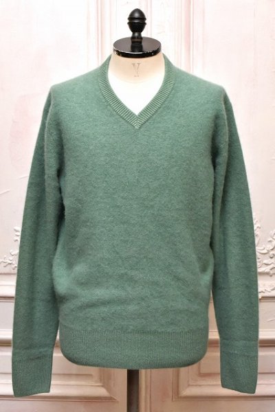 MAATEE＆SONS WOODTED CASHMERE MN PULLOVER MAATEE＆SONS 