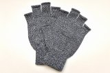 O- (0-CHO-RUI.LAB) x crepuscule " FINGERLESS GLOVE " col.Heather Navy