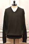 画像1: MAATEE＆SONS　" CASHMERE/G/S LOOSE V SWATER "　col.DeepKhaki (1)