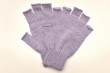 O- (0-CHO-RUI.LAB) x crepuscule " FINGERLESS GLOVE " col.Heather Purple