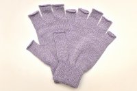 O- (0-CHO-RUI.LAB) x crepuscule " FINGERLESS GLOVE " col.Heather Purple