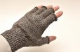 画像2: O- (0-CHO-RUI.LAB) x crepuscule　" FINGERLESS GLOVE "　col.Heather Brown (2)
