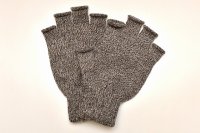 O- (0-CHO-RUI.LAB) x crepuscule " FINGERLESS GLOVE " col.Heather Brown