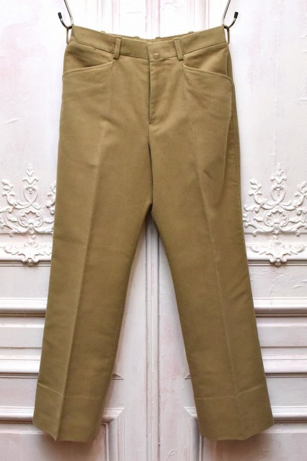 画像1: MAATEE＆SONS　" L POCKET NO PLEATS SLACKS "　col.Sand