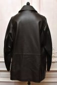 画像4: MAATEE＆SONS　" LAMB LEATHER 裏カシミア HALF COAT "　col.Dark Brown (4)