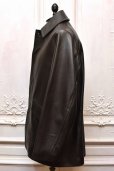 画像3: MAATEE＆SONS　" LAMB LEATHER 裏カシミア HALF COAT "　col.Dark Brown (3)