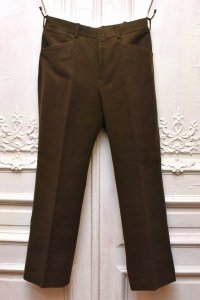 MAATEE＆SONS　" L POCKET NO PLEATS SLACKS "　col.Dark Brown
