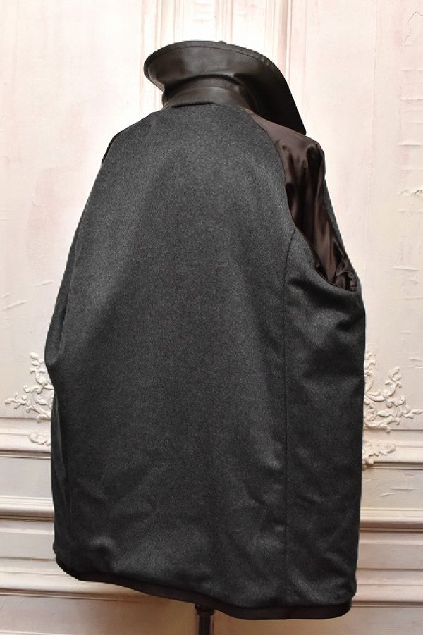 画像5: MAATEE＆SONS　" LAMB LEATHER 裏カシミア HALF COAT "　col.Dark Brown