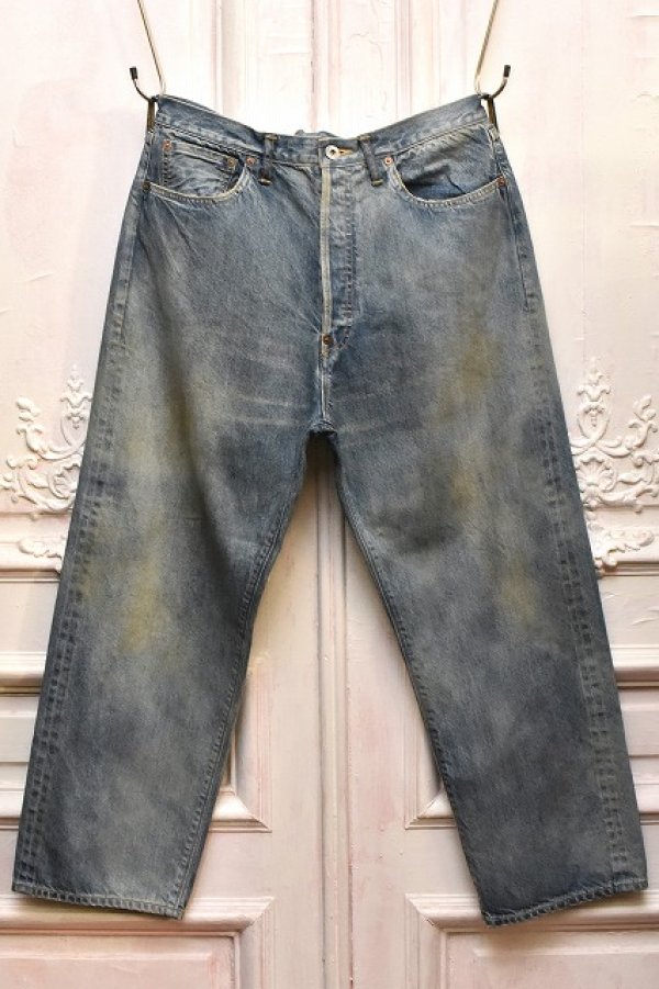 画像1: A.PRESSE　" No.37 Washed Wide Denim Pants "　col.Indigo