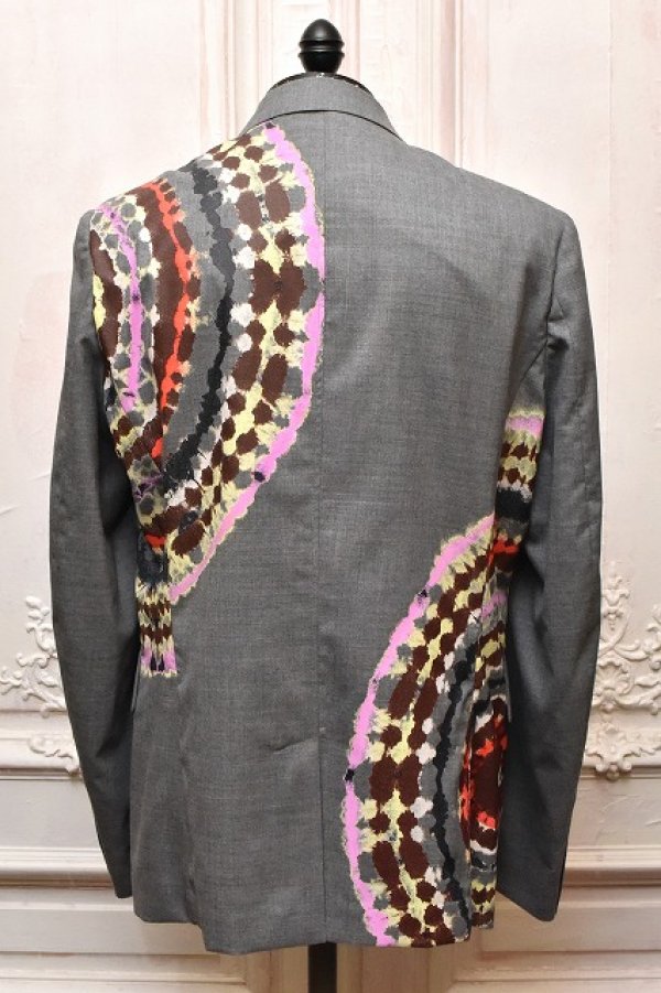 画像5: KHOKI　" Tie-Dye Tailored Jacket "　col.Grey